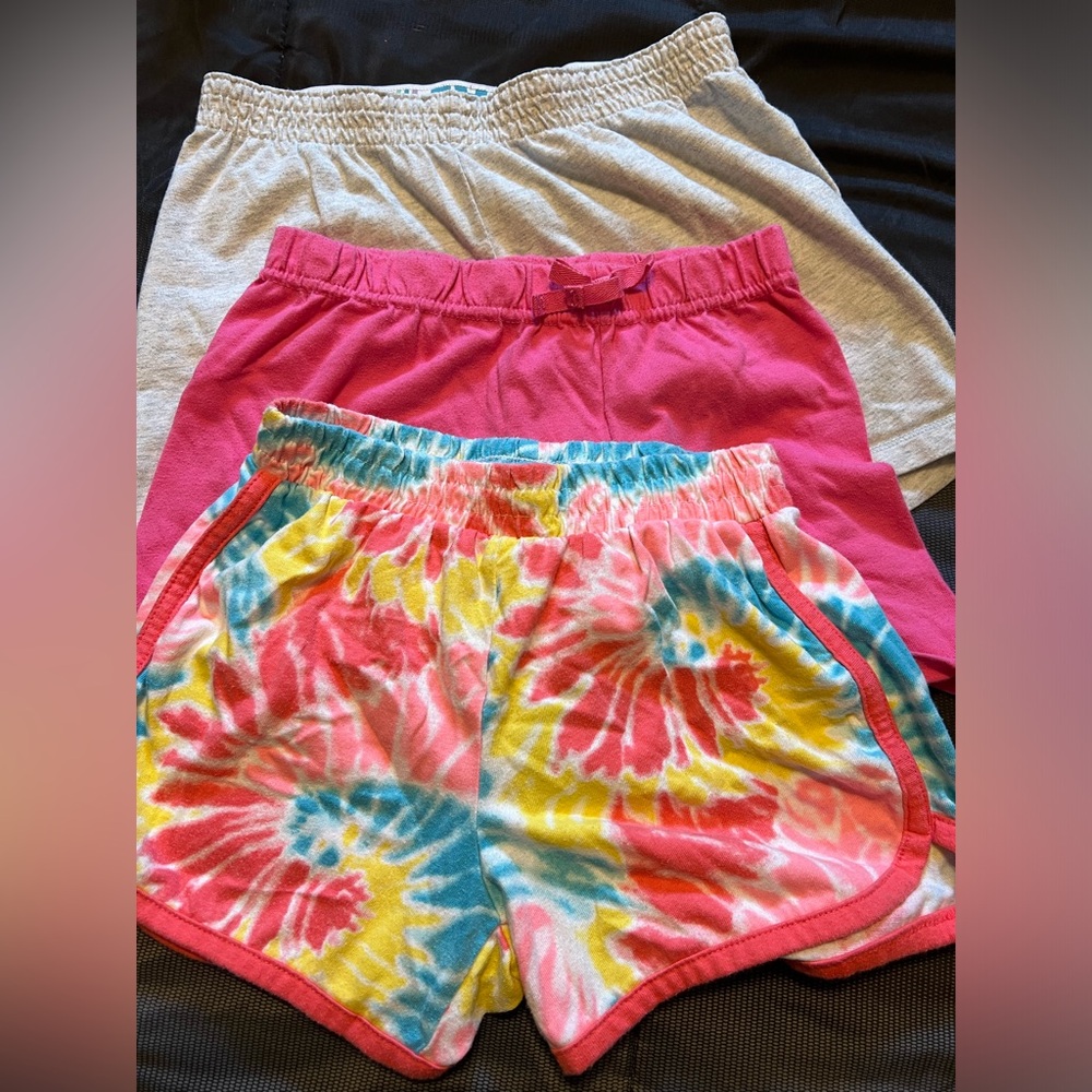 3 pair wonder nation girls shorts